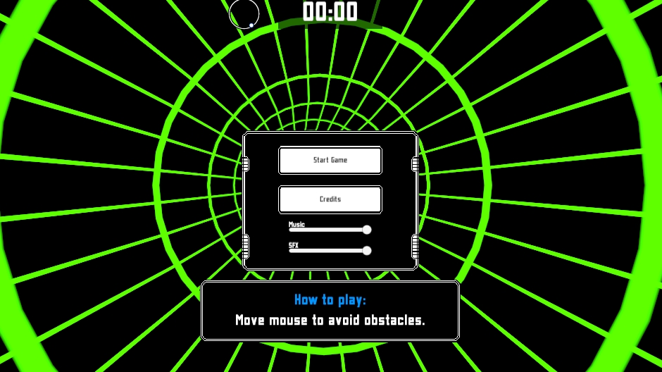 Blue Vortex Game Screenshot 1